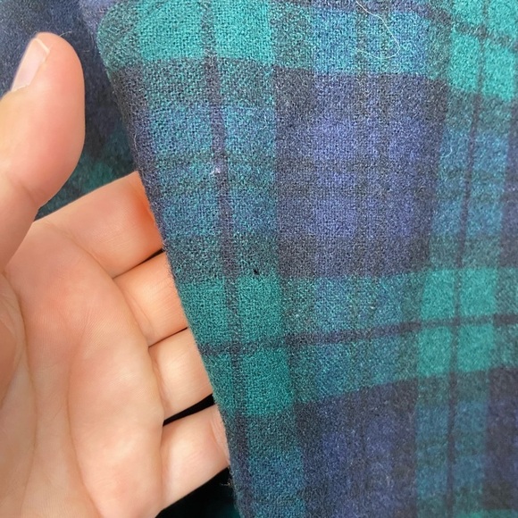 VINTAGE PENDLETON 60’s 100% WOOL PLAID BOARD SHIRT AUTHENTIC BLACK WATCH TARTAN - Picture 10 of 10